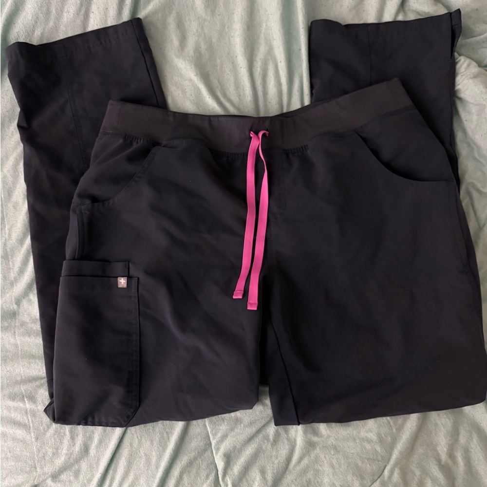 Navy blue scrub pant